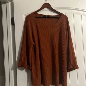 Andree waffle tunic top Size 2X